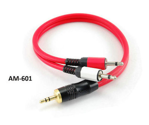 1ft 5mm stereo male dual - stereo,